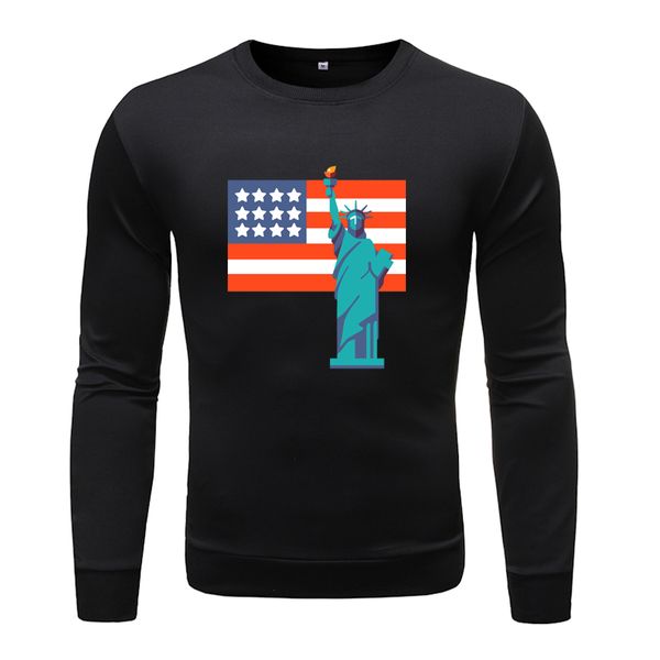 menne fashion statue of liberty printed hoodie sweatshirt with round collar/hoodies for men, Black
menne fashion statue of liberty printed hoodie sweatshirt with round collar/hoodies for men, Black