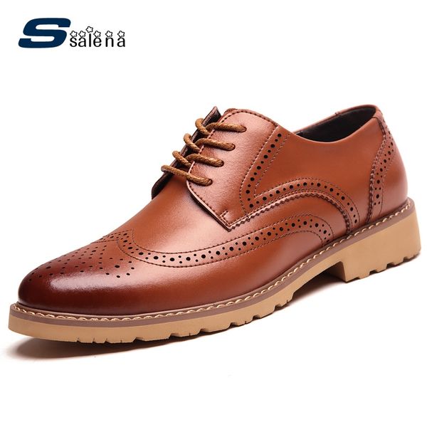 dress shoes men lace-up men oxfords leather shoes good quality male party aa50140, Black
dress shoes men lace-up men oxfords leather shoes good quality male party aa50140, Black