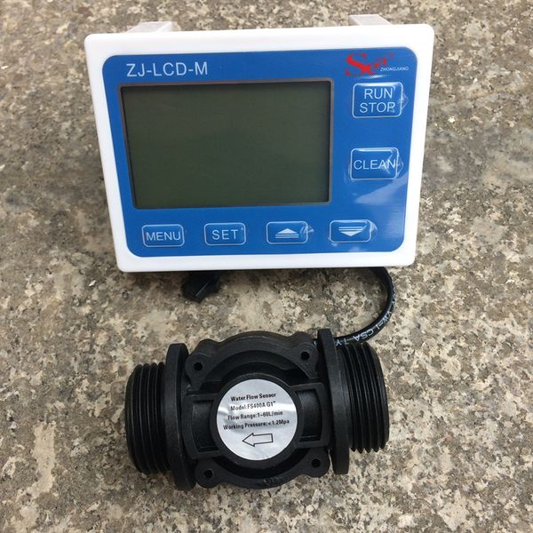 water fuel flow sensor meter counter indicator switch gauge flowmeter +digital lcd display controller range 0.1-9999l g1" dn25
water fuel flow sensor meter counter indicator switch gauge flowmeter +digital lcd display controller range 0.1-9999l g1" dn25