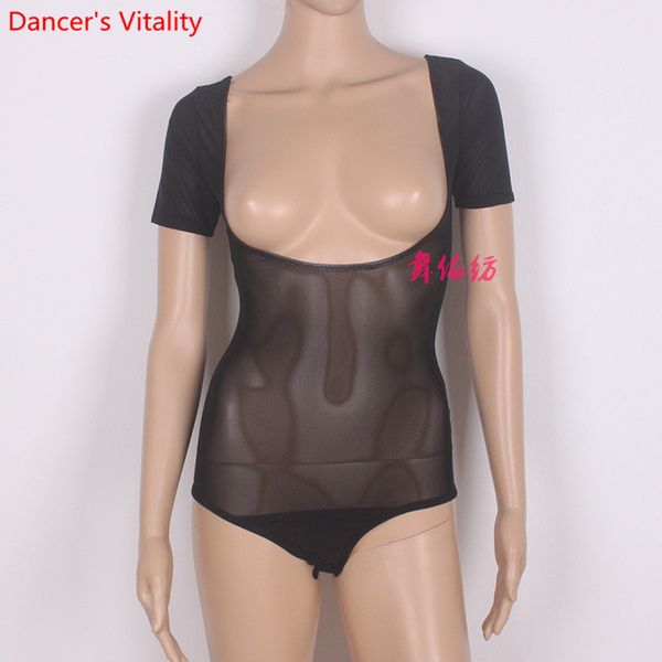gauze belly dance costumes girls practise dancer's clothes, Black;red