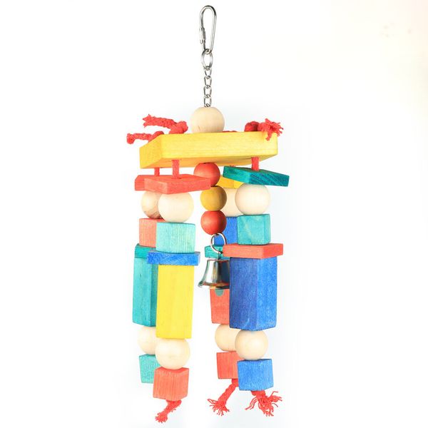 factory new pattern parrot toys bird toys parrot colour wood gnaw toys amazon