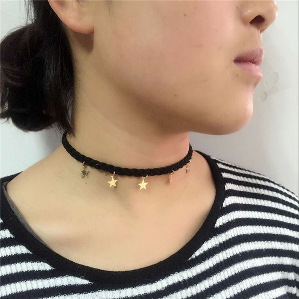 danze vintage handmade twist leather colar choker rope sparkling star tassel pendants necklaces for women fashion jewelry collar, Silver
danze vintage handmade twist leather colar choker rope sparkling star tassel pendants necklaces for women fashion jewelry collar, Silver