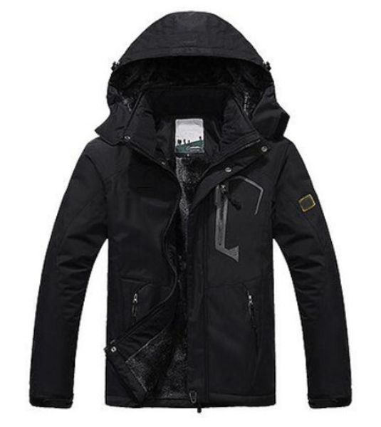 winter parka men windbreak plus velvet thick warm windproof fur coats male hooded anorak jackets men's outwear overcoat, Black
winter parka men windbreak plus velvet thick warm windproof fur coats male hooded anorak jackets men's outwear overcoat, Black