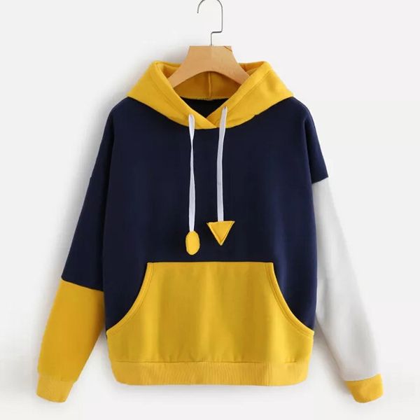 feitong womens hoodie sweatshirt long sleeve jumper patchwork jumper harajuku streetwear hip hooded pullover blouse new, Black
feitong womens hoodie sweatshirt long sleeve jumper patchwork jumper harajuku streetwear hip hooded pullover blouse new, Black