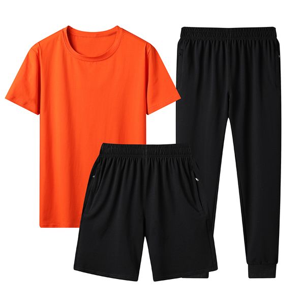 3pcs set men fashion summer cotton sportwear suit casual t shirt+shorts+jogger pants sporting suit tracksuit plus size 5xl, Gray
3pcs set men fashion summer cotton sportwear suit casual t shirt+shorts+jogger pants sporting suit tracksuit plus size 5xl, Gray