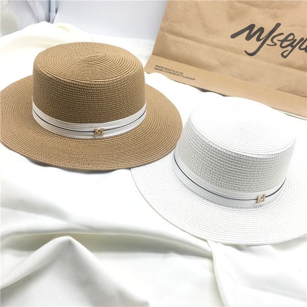 standard female atmospheric outdoor straw straw sunscreen large eaves sun hat simple beach hat, Blue;gray
standard female atmospheric outdoor straw straw sunscreen large eaves sun hat simple beach hat, Blue;gray