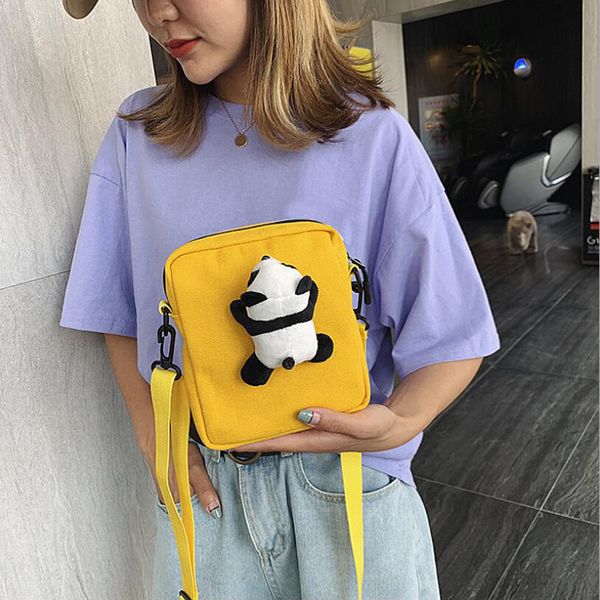 fashion convenient plush animal doll panda bag one shoulder casual crossbody chain bag
fashion convenient plush animal doll panda bag one shoulder casual crossbody chain bag