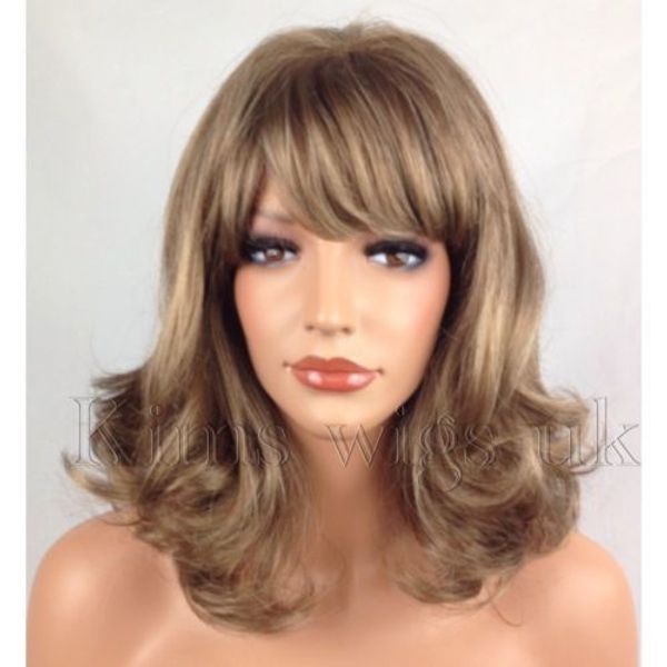hesw184 medium blonde mixed health hair curly wigs for modern women wig>>>>>new fashion picture wig, Black
hesw184 medium blonde mixed health hair curly wigs for modern women wig>>>>>new fashion picture wig, Black