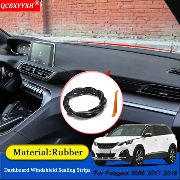 qcbxyyxh car-styling rubber anti-noise soundproof dustproof car dashboard windshield sealing strips for 5008 2017 2018
qcbxyyxh car-styling rubber anti-noise soundproof dustproof car dashboard windshield sealing strips for 5008 2017 2018