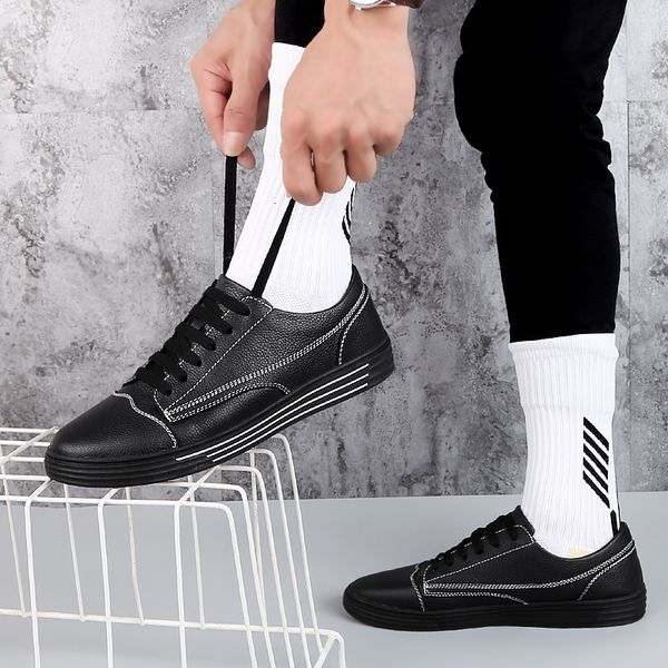 men shoes four seasons genuine leather lace up shoes breathable fashion bullock carved casual british n1, Black
men shoes four seasons genuine leather lace up shoes breathable fashion bullock carved casual british n1, Black