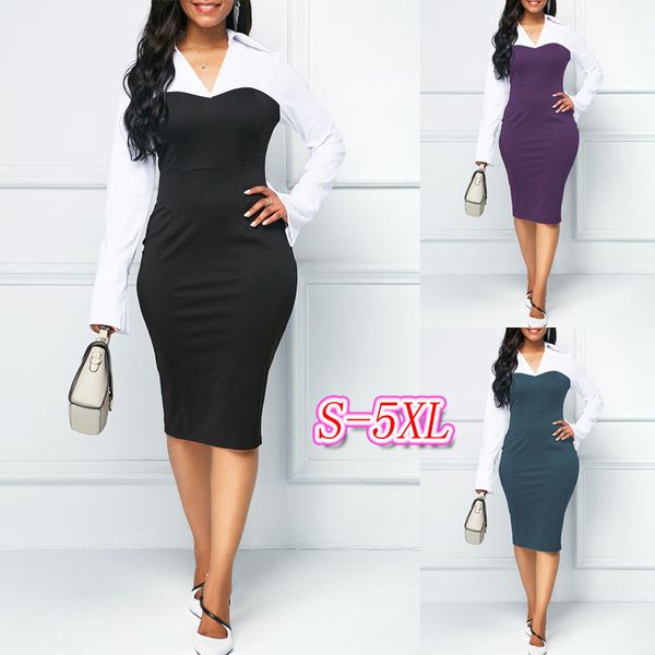 женщин дизайнер платье оверсайз осень свободные лоскутное цветовой контраст fit мешок хип юбка партии, Black;gray 
женщин дизайнер платье оверсайз осень свободные лоскутное цветовой контраст fit мешок хип юбка партии, Black;gray