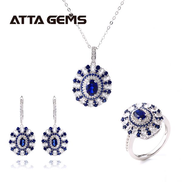 blue sapphire sterling silver jewelry set for women wedding jewelry anniversary celebration gifts created sapphire s925 jewerly, Black
blue sapphire sterling silver jewelry set for women wedding jewelry anniversary celebration gifts created sapphire s925 jewerly, Black