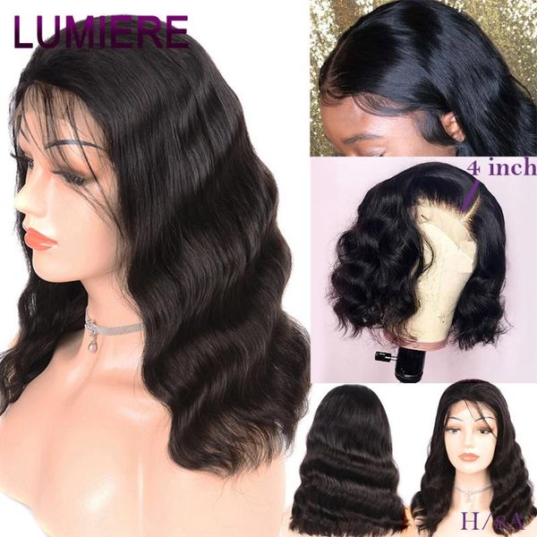 lumiere short human hair wigs peruvian body wave wig hair pre-plucked hairline 8-14 inch short bob 13x4 lace front wigs remy, Black;brown
lumiere short human hair wigs peruvian body wave wig hair pre-plucked hairline 8-14 inch short bob 13x4 lace front wigs remy, Black;brown