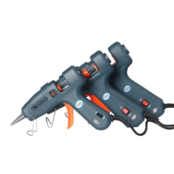 prostormer 25w 60w 100w melt glue gun mini electric heating tool gun melting heat temperature tool with glue stick
prostormer 25w 60w 100w melt glue gun mini electric heating tool gun melting heat temperature tool with glue stick
