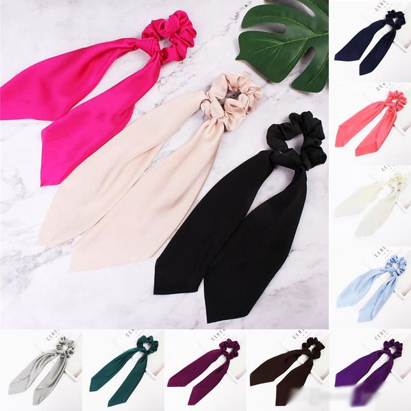 12 color pure color hair ties hair scarf bow large intestine loop satin long ribbon ponytail loop hair accessories hairband, Slivery;white
12 color pure color hair ties hair scarf bow large intestine loop satin long ribbon ponytail loop hair accessories hairband, Slivery;white