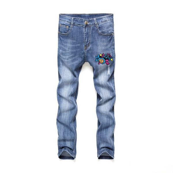 men jeans fashion mens designer jeans slim casual pencil pants dark night messenger sky knight mens pants, Blue
men jeans fashion mens designer jeans slim casual pencil pants dark night messenger sky knight mens pants, Blue