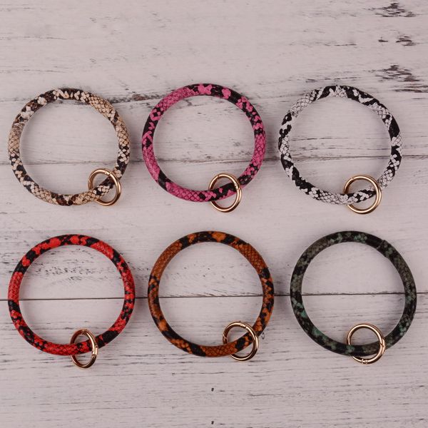 fashion exaggerated big snakeskin leather wrist wear key ring alloy pendant flocking tassel key chain jewelry pet leash, Silver
fashion exaggerated big snakeskin leather wrist wear key ring alloy pendant flocking tassel key chain jewelry pet leash, Silver