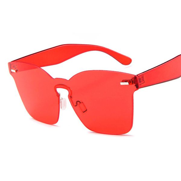 2019 blue candy color sunglasses one piece 2019 pink green red transparent sun glasses for women men party gift, White;black
2019 blue candy color sunglasses one piece 2019 pink green red transparent sun glasses for women men party gift, White;black