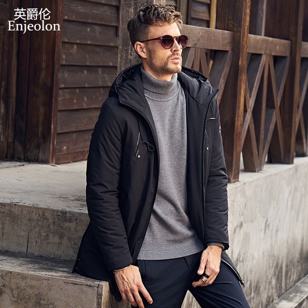 enjeolon brand cotton padded long jacket coat men parka hoodies collar coat thick quilted fashion plus size 3xl men mf0622, Tan;black
enjeolon brand cotton padded long jacket coat men parka hoodies collar coat thick quilted fashion plus size 3xl men mf0622, Tan;black