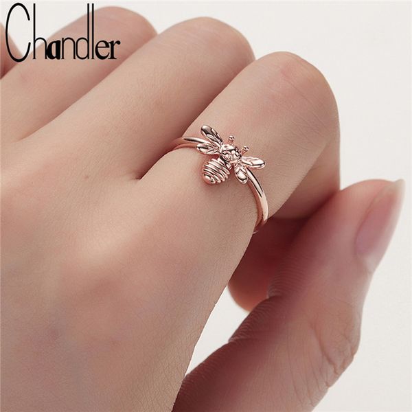 chandler rose gold fashion cute women's little bee rings female chic dainty insect rings party delicate bague wedding jewelry, Golden;silver
chandler rose gold fashion cute women's little bee rings female chic dainty insect rings party delicate bague wedding jewelry, Golden;silver