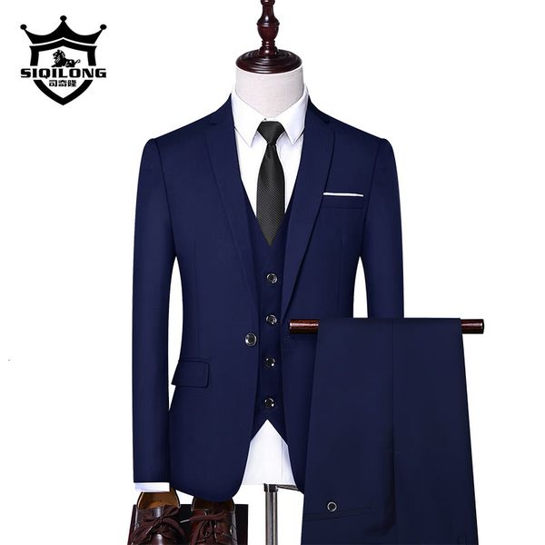 man's suit suit male marry youth self-cultivation man occupation dress correct dress groom handsome three-piece, White;black
man's suit suit male marry youth self-cultivation man occupation dress correct dress groom handsome three-piece, White;black