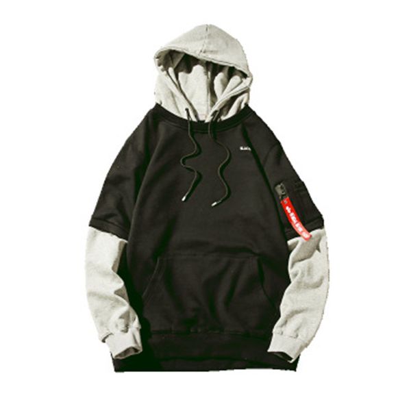 brand autumn mens trend hoodie fake two-piece hooded sweater for male hoodies fashion clothing new size m-5xl, Black
brand autumn mens trend hoodie fake two-piece hooded sweater for male hoodies fashion clothing new size m-5xl, Black