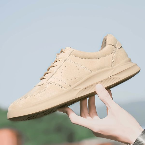 2019 new spring autumn men shoes lace up outdoor leisure style anti slippery flats shoes for man handmade suede leather p4, Black
2019 new spring autumn men shoes lace up outdoor leisure style anti slippery flats shoes for man handmade suede leather p4, Black