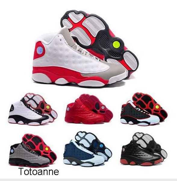 new 13 xiii basketball shoes men women bred flints grey toe he got game hologram barons sport sneakers training shoes 
new 13 xiii basketball shoes men women bred flints grey toe he got game hologram barons sport sneakers training shoes