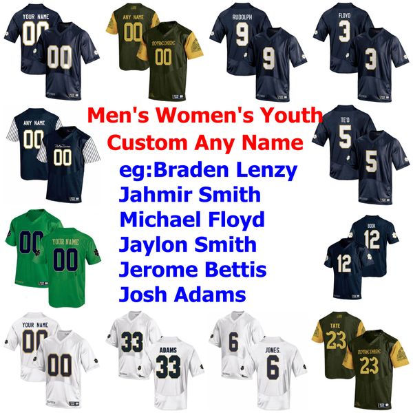 ncaa custom notre dame fighting irish college football jerseys kids youth jerome bettis jersey josh adams manti te'o kyle rudolph stitc, Black
ncaa custom notre dame fighting irish college football jerseys kids youth jerome bettis jersey josh adams manti te'o kyle rudolph stitc, Black