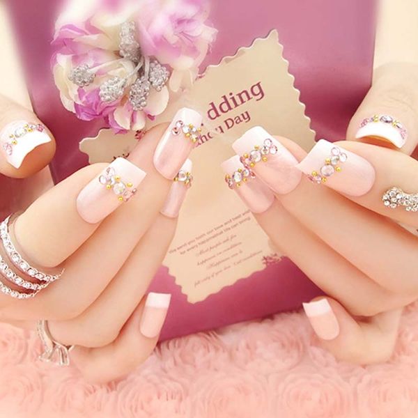 24pcs french style nails art tips with glue pink color shining rhinestone false nails square head full cover artificial nail, Red;gold
24pcs french style nails art tips with glue pink color shining rhinestone false nails square head full cover artificial nail, Red;gold