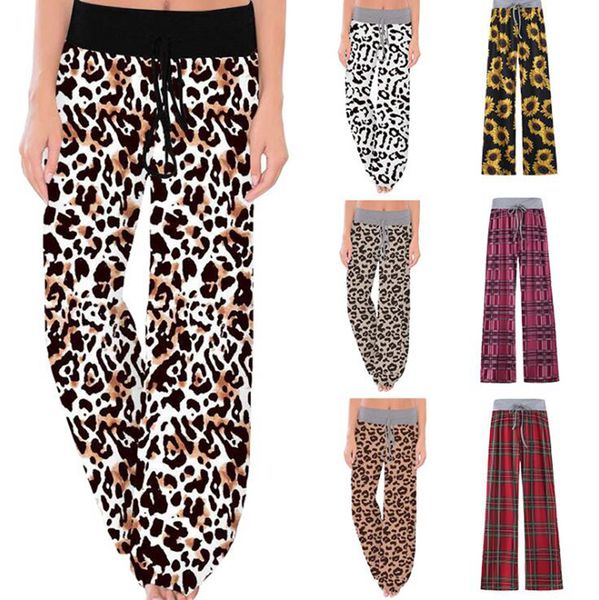 leopard wide leg pants women high waist comfy stretch plaid sunflower drawstring yoga pants sleepwear maternity trouses ljjo7510-13, White
leopard wide leg pants women high waist comfy stretch plaid sunflower drawstring yoga pants sleepwear maternity trouses ljjo7510-13, White