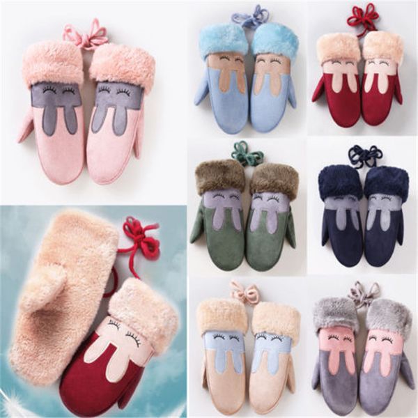 kid girl boy winter warm thick fur mittens gloves rabbit acrylic glove for 3-8yaers, White
kid girl boy winter warm thick fur mittens gloves rabbit acrylic glove for 3-8yaers, White
