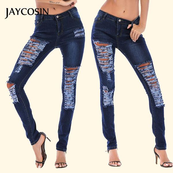 jaycosin jeans woman plus size pocket hole denim button zipper trousers slim pants personality female ripped for women 2020, Blue
jaycosin jeans woman plus size pocket hole denim button zipper trousers slim pants personality female ripped for women 2020, Blue