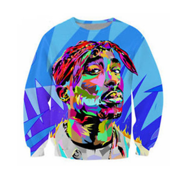 new fashion singer rapper tupac 2pac sweatshirt men women 3d print 3d funny long sleeve tracksuit pullover outerwear casual w76, Black
new fashion singer rapper tupac 2pac sweatshirt men women 3d print 3d funny long sleeve tracksuit pullover outerwear casual w76, Black