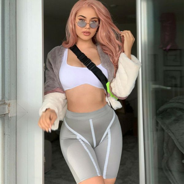 womens cycling shorts dancing gym biker pants leggings active casual sports yoga indoor short clubwear, White;red
womens cycling shorts dancing gym biker pants leggings active casual sports yoga indoor short clubwear, White;red