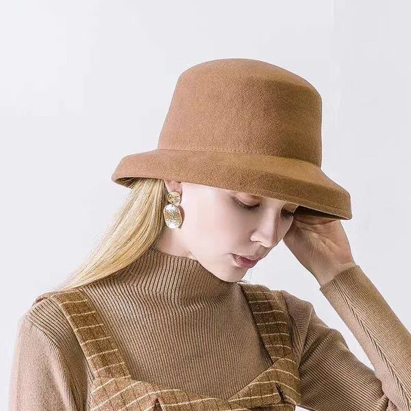 01907-weimin wool winter solid hepburn elegant style dinner formal lady bucket cap women hat, Blue;gray
01907-weimin wool winter solid hepburn elegant style dinner formal lady bucket cap women hat, Blue;gray