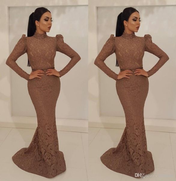 brown arabic dubai long sleeve muslim mermaid evening dresses high neck lace islamic long evening gown formal dress abendkleider caftan, Black;red
brown arabic dubai long sleeve muslim mermaid evening dresses high neck lace islamic long evening gown formal dress abendkleider caftan, Black;red