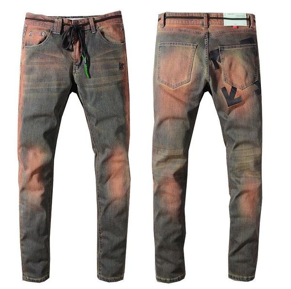 2020sell fashion brand design summer men's denim skinny biker jean embroidery pants holes jeans button mens long pants a16, Blue
2020sell fashion brand design summer men's denim skinny biker jean embroidery pants holes jeans button mens long pants a16, Blue