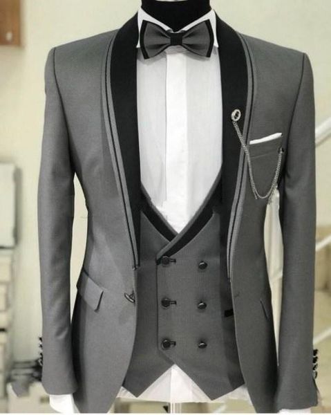 grey groom tuxedos blac shawl lapel groomsman wedding 3 piece suit fashion men business prom jacket blazer(jacket+pants+tie+vest) 2591, Black;gray
grey groom tuxedos blac shawl lapel groomsman wedding 3 piece suit fashion men business prom jacket blazer(jacket+pants+tie+vest) 2591, Black;gray