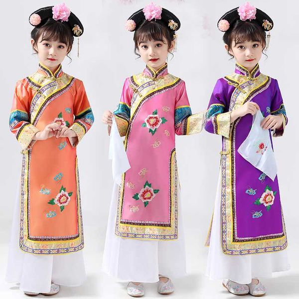 ancient chinese costume kids hanfu qing dynasty daige princess dress folk dance performance girls traditional clothing dn4929, Black;red
ancient chinese costume kids hanfu qing dynasty daige princess dress folk dance performance girls traditional clothing dn4929, Black;red