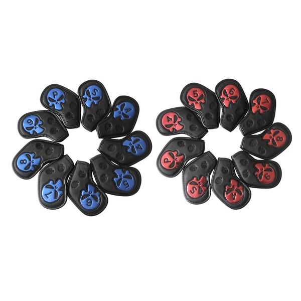 18 pieces golf iron head covers headcover skull putter protector guard wrap for golf club accessories
18 pieces golf iron head covers headcover skull putter protector guard wrap for golf club accessories