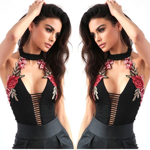 fahsion women embroidered low-cut hollow out romper summer print bodysuit ladies overalls, Black;white
fahsion women embroidered low-cut hollow out romper summer print bodysuit ladies overalls, Black;white