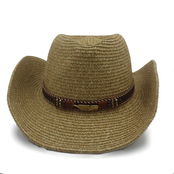 summer toquilla straw women men hollow western cowboy hat with handwork leather for dad roll-up jazz sombrero cap, Blue;gray
summer toquilla straw women men hollow western cowboy hat with handwork leather for dad roll-up jazz sombrero cap, Blue;gray