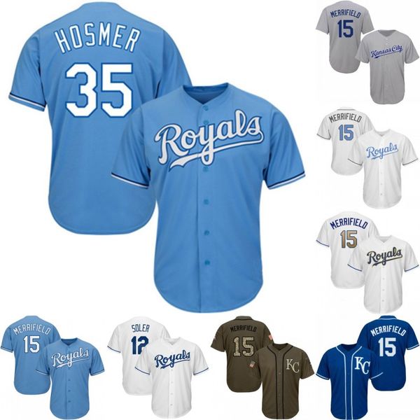 Youth Kansas City 15 Whit Merrifield 13 Salvador Perez 5 George Brett 16 Bo Jackson 4 Alex Gordon 6 Billy Hamilton Royals Baseball Jerseys
Youth Kansas City 15 Whit Merrifield 13 Salvador Perez 5 George Brett 16 Bo Jackson 4 Alex Gordon 6 Billy Hamilton Royals Baseball Jerseys