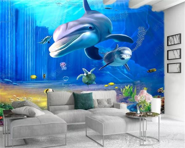 пользовательские 3d животные дельфин обои с красивым подводным пейзажем hd цифровой печатью влагостойкими обоями
пользовательские 3d животные дельфин обои с красивым подводным пейзажем hd цифровой печатью влагостойкими обоями