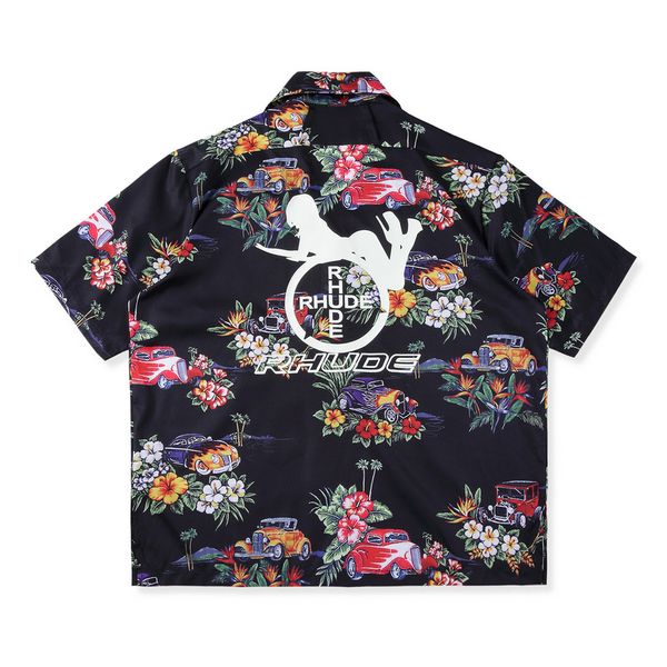 2019 Fashion Luxury American Allover RHUDE Hawaiian Vintage Car Flowers Print Short Sleeves Blouse Men Women Tee Casual Shirt
2019 Fashion Luxury American Allover RHUDE Hawaiian Vintage Car Flowers Print Short Sleeves Blouse Men Women Tee Casual Shirt