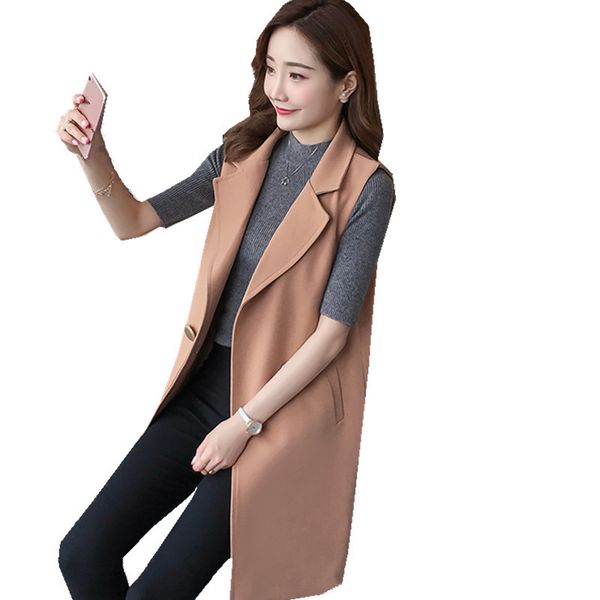 coletes feminino long vest jacket women's sleeveless blazer quilted veste femme button vest waistcoat for women 666-6, Black;white
coletes feminino long vest jacket women's sleeveless blazer quilted veste femme button vest waistcoat for women 666-6, Black;white