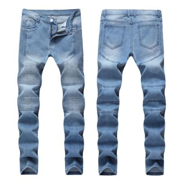 designer mens jeans skinny pants casual luxury jeans men fashion distressed ripped slim motorcycle moto biker denim hip hop pants 28-40, Blue
designer mens jeans skinny pants casual luxury jeans men fashion distressed ripped slim motorcycle moto biker denim hip hop pants 28-40, Blue
