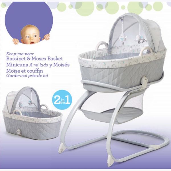 2 in 1 baby rocking bed with toy rack, 2 in 1 bassinet to cradle, thicken steel pipe frame baby rocking cradle with music
2 in 1 baby rocking bed with toy rack, 2 in 1 bassinet to cradle, thicken steel pipe frame baby rocking cradle with music