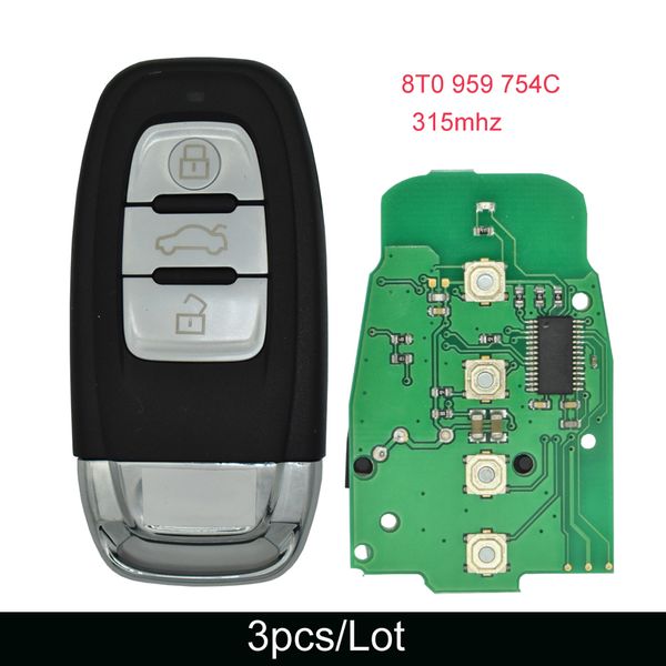 de.soul 3pcs/lot a4 a6 q5 sq5 smart key 3 button with key insert 315mhz 8t0959754c for car
de.soul 3pcs/lot a4 a6 q5 sq5 smart key 3 button with key insert 315mhz 8t0959754c for car